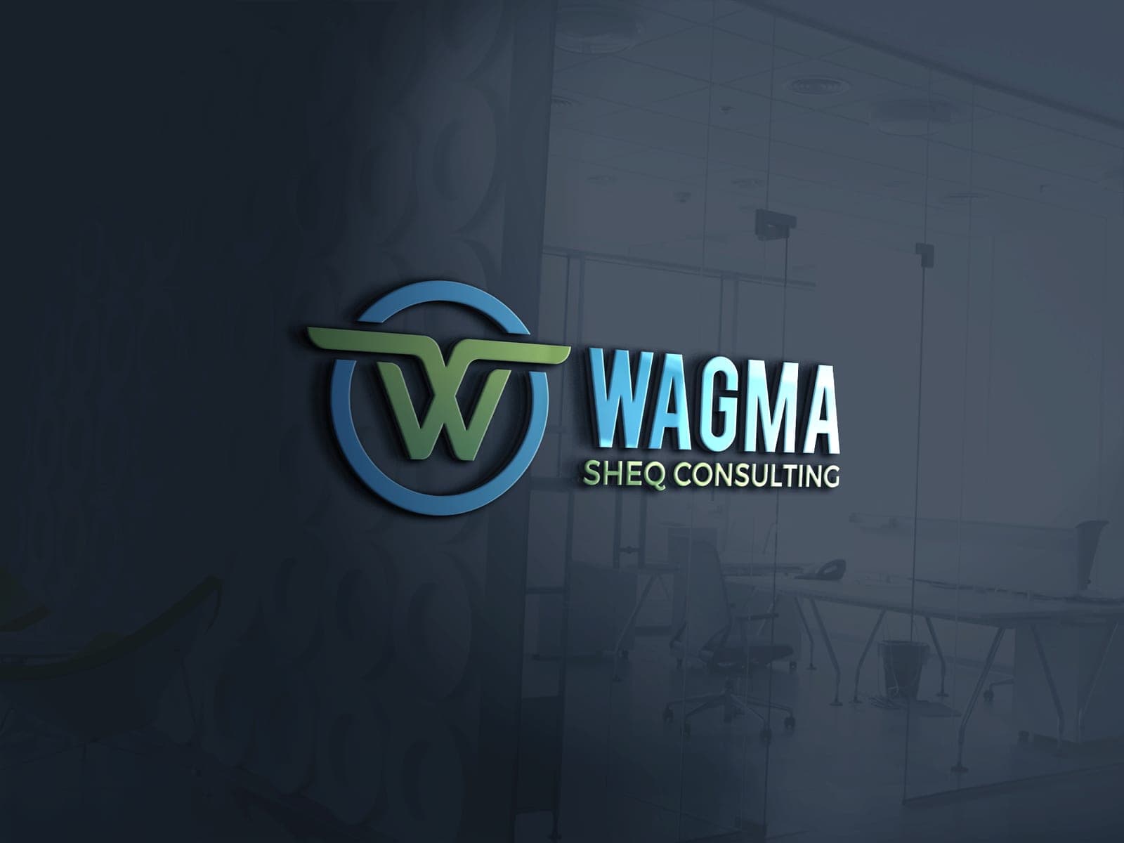 The Wagma SHEQ Consulting sign at the company offices